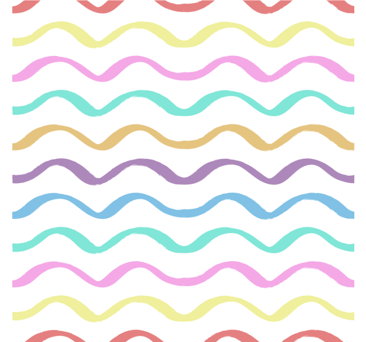 Posavasos motivo curvas vibrantes - TenVinilo