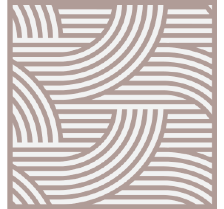 Posavasos patrón de líneas capas - TenVinilo