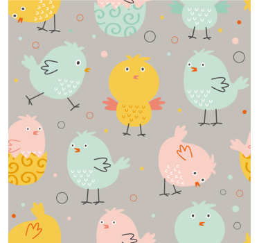 Posavasos frikis pájaros coloridos y fantásticos - TenVinilo