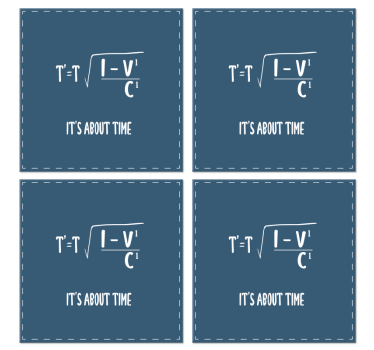 Posavasos con frases Ya es hora - TenVinilo