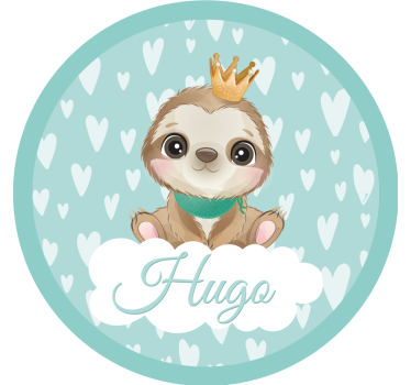 Posavasos frikis personaje de perezoso tierno - TenVinilo
