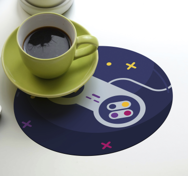 Posavasos frikis mando de juego multicolor - TenVinilo