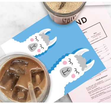 Posavasos frikis personajes de llama divertidos - TenVinilo