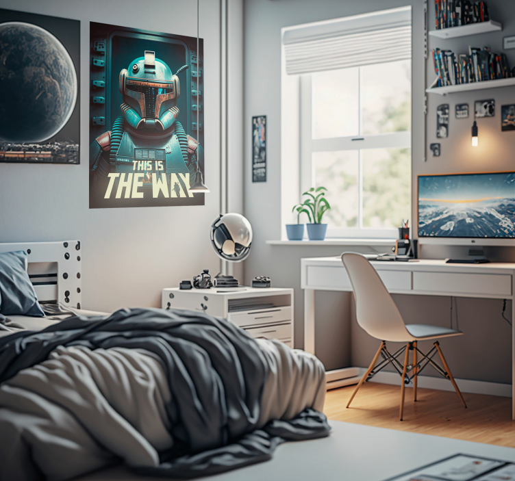 Cartel de la película cazarrecompensas de los 80 - TenVinilo