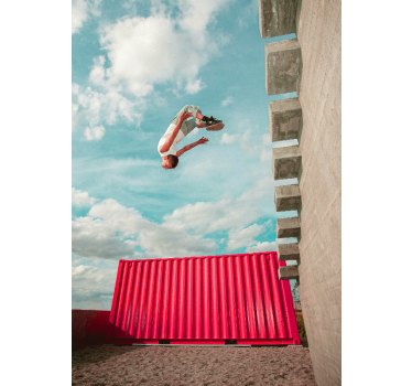 Poster habitación juvenil parkour - TenVinilo