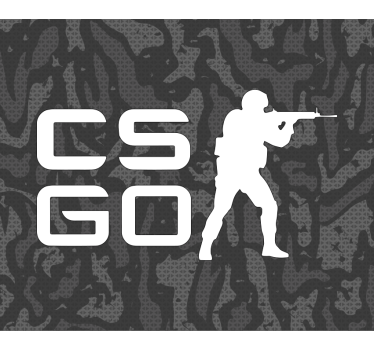 Poster videojuego diseño cs go - TenVinilo