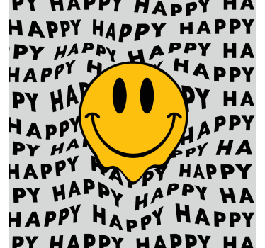 Poster habitación juvenil emoji sonriente - TenVinilo
