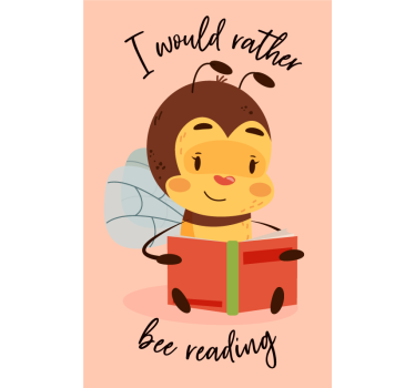 Poster con frases prefiero estar leyendo - TenVinilo