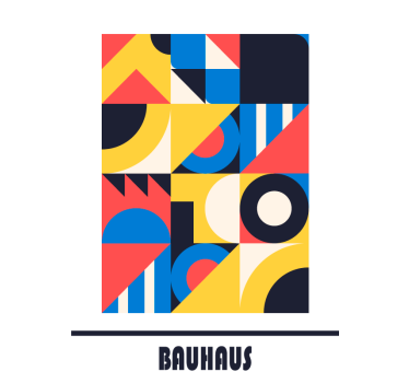 Diseño de carteles de la bauhaus - TenVinilo
