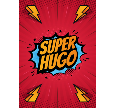 Impresión de cartel de superhéroe - TenVinilo