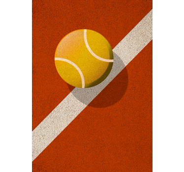 Cartel de tenis - TenVinilo