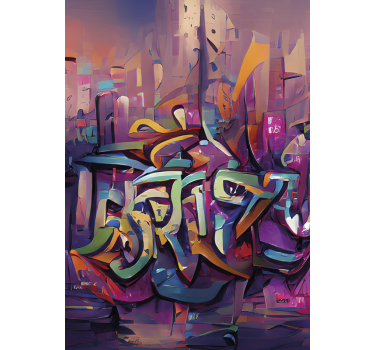 Cartel de graffiti de arte callejero - TenVinilo