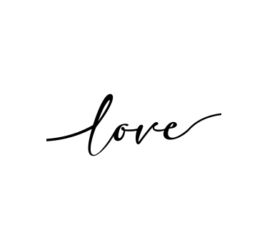 Poster con frases palabra de amor - TenVinilo