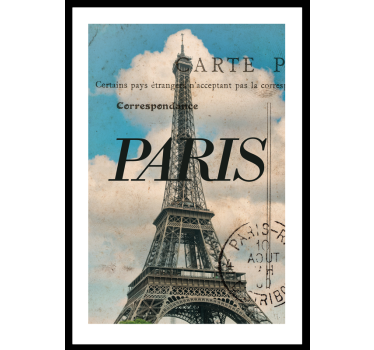 Poster salón postal de paris - TenVinilo