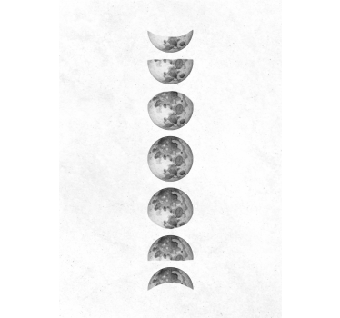 Poster fases de la Luna - TenVinilo