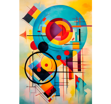 Poster arte expresionismo abstracto - TenVinilo