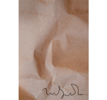 Poster abstracto firma de papel antiguo - TenVinilo