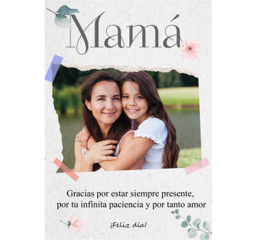 Poster salón mamá - TenVinilo