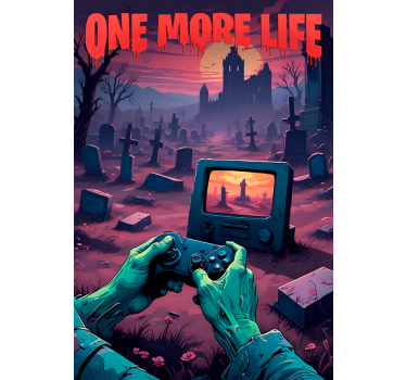 Poster videojuego one more life - TenVinilo