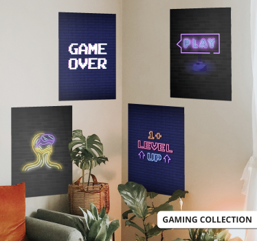 Impresión de póster de juego de juego - TenVinilo