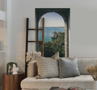 Cartel de vistas al mar del paisaje - TenVinilo