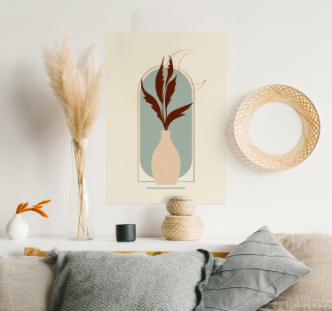 Cartel de la planta boho - TenVinilo
