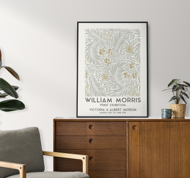Cartel de flores antiguas - TenVinilo