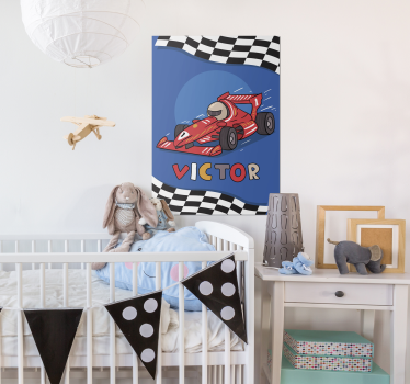 Cartel de fórmula 1 para niños - TenVinilo