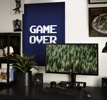 Cartel de juego terminado - TenVinilo