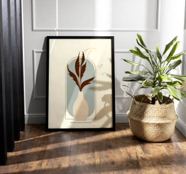 Cartel de la planta boho - TenVinilo