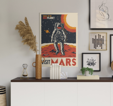 Cartel del lugar astronauta - TenVinilo