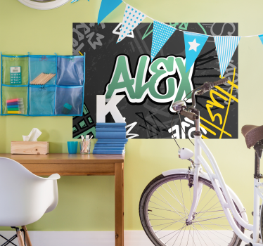 Impresión de cartel de graffiti personalizado - TenVinilo