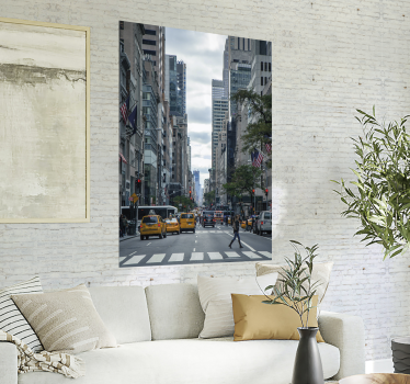 Impresión del cartel de la ciudad de nueva york - TenVinilo