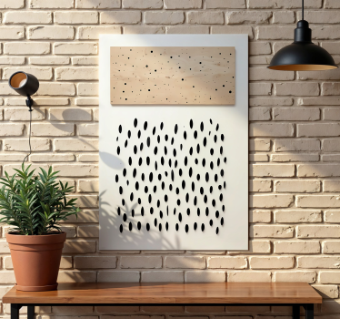 Poster abstracto arte indescriptible - TenVinilo