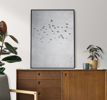 Poster animales pájaros volando - TenVinilo