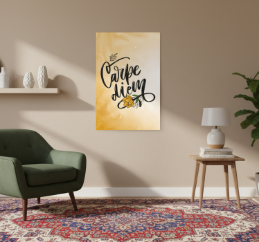 Poster con frases aprovecha el día - TenVinilo
