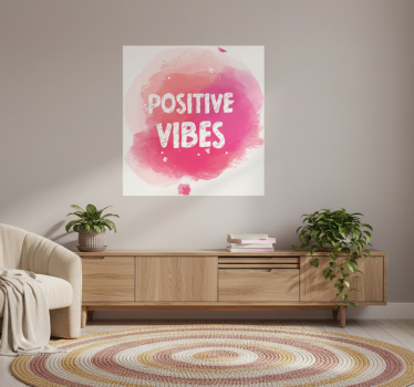 Poster con frases energía positiva - TenVinilo