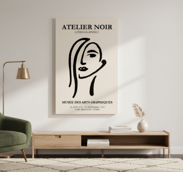 Poster con frases taller negro - TenVinilo