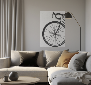 Poster ciclismo bicicleta minimalista - TenVinilo