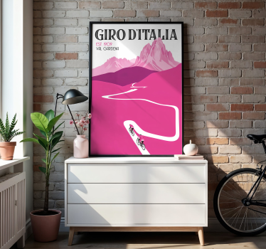 Poster ciclismo val gardena - TenVinilo