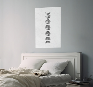 Poster fases de la Luna - TenVinilo