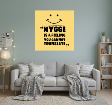 Poster habitación juvenil hygge es sentir - TenVinilo