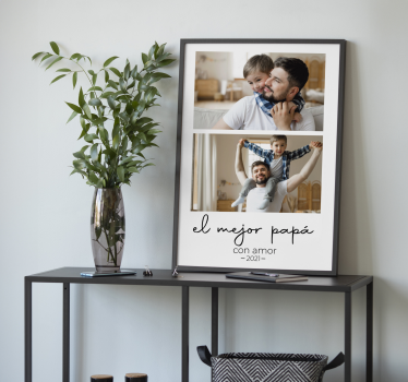 Poster salón el mejor papá - TenVinilo