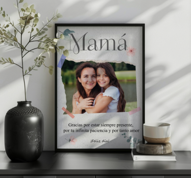 Poster salón mamá - TenVinilo