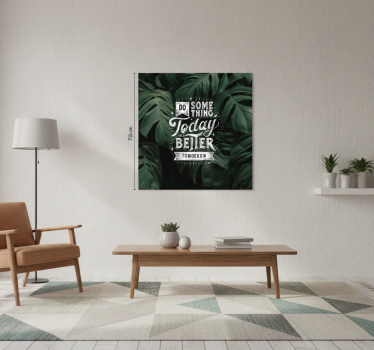 Poster salón cita un mañana mejor - TenVinilo