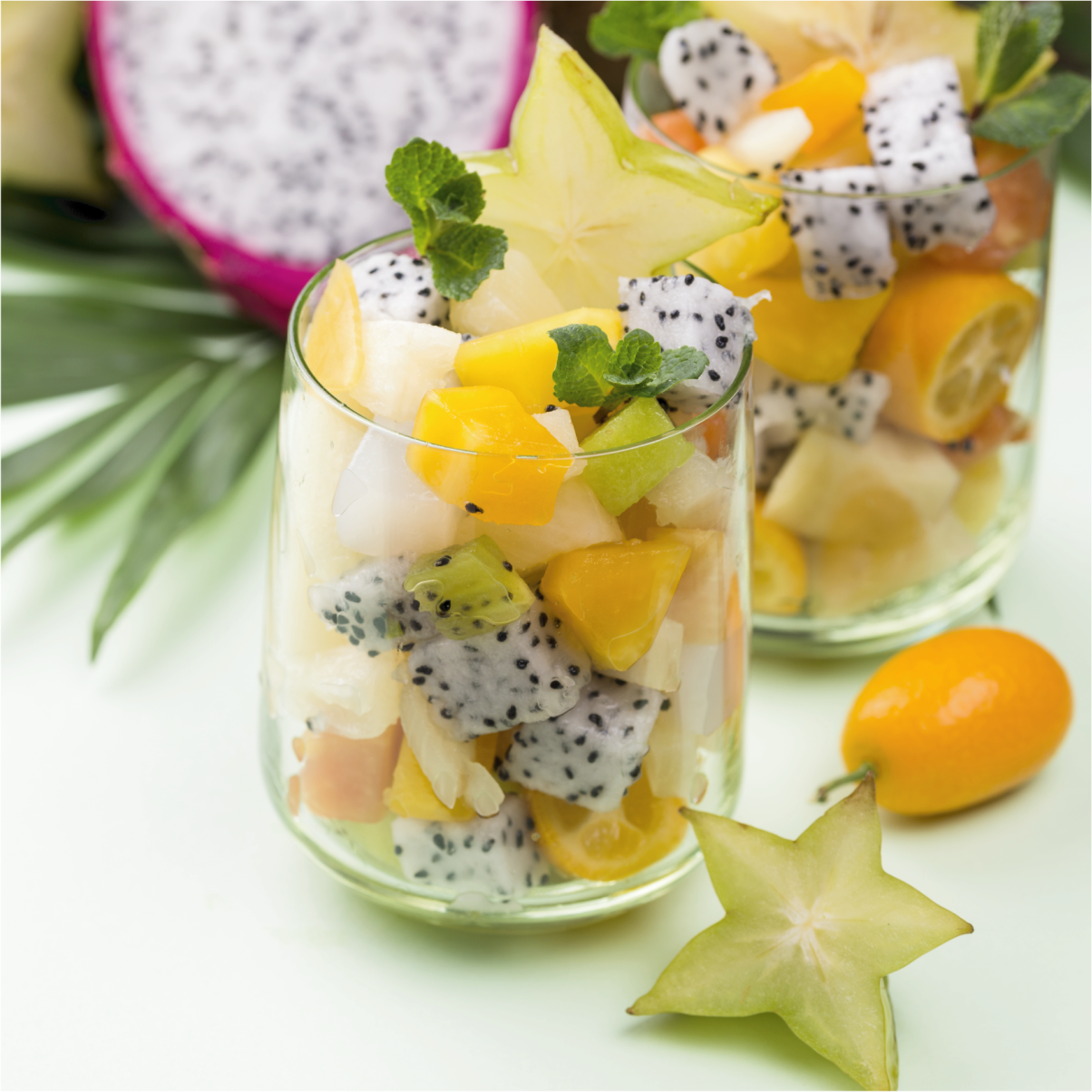 Poster cocina mango y gafas verdes - TenVinilo