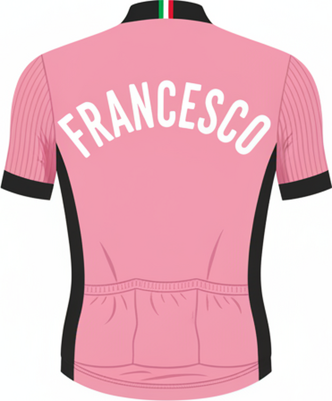 Poster ciclismo jersey rosa - TenVinilo