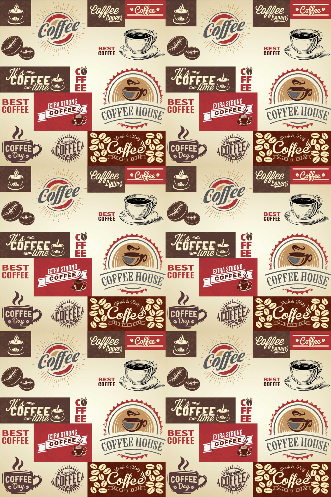 Poster vintage café retro - TenVinilo