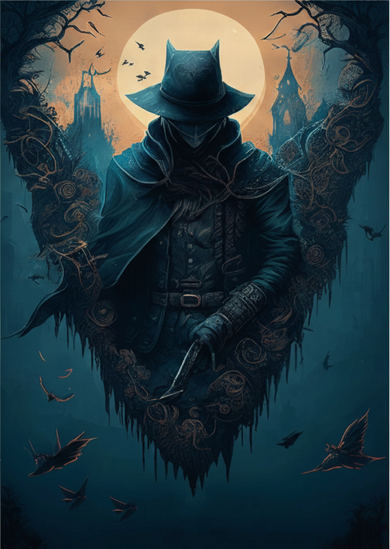 Poster juvenil póster de videojuego misterioso - TenVinilo