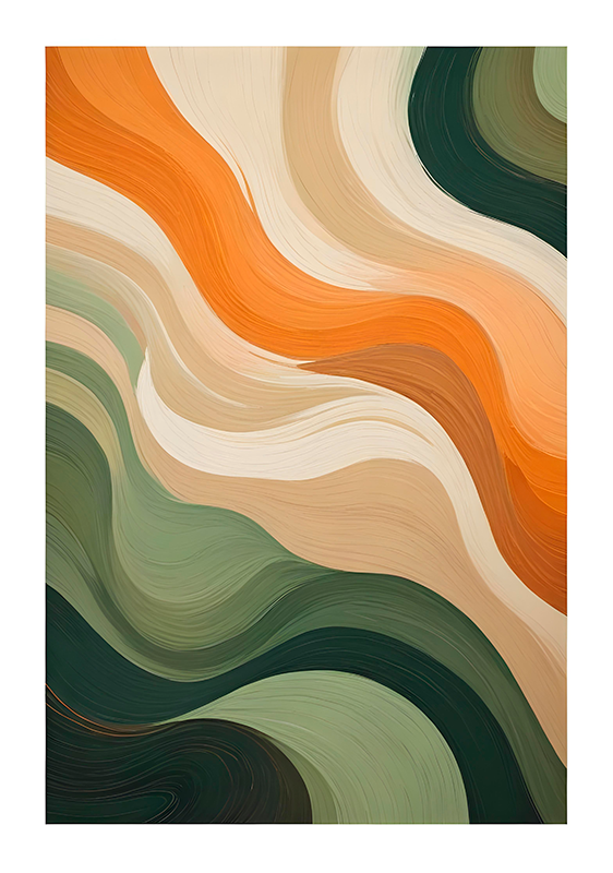 Poster arte multicolores pasteles - TenVinilo